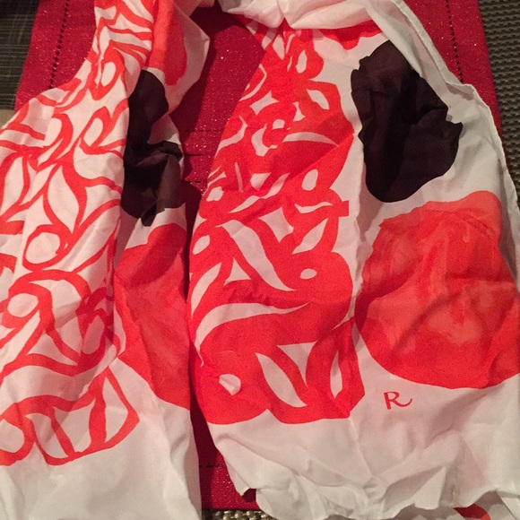 Rosurel 💯 Cotton Signature Print Large Scarf/Beach Cover Up Never Used